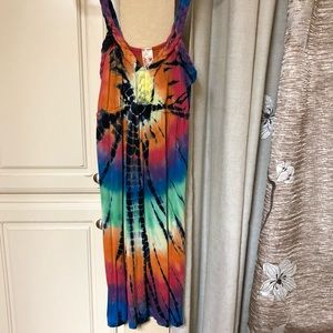 Women’s tie dye sleeveless dress size medium